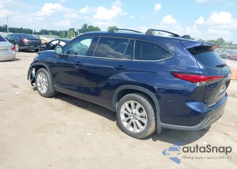 2022 Toyota Highlander Hybrid Limited from USA, damaged, VIN 5TDXBRCH6NS551858